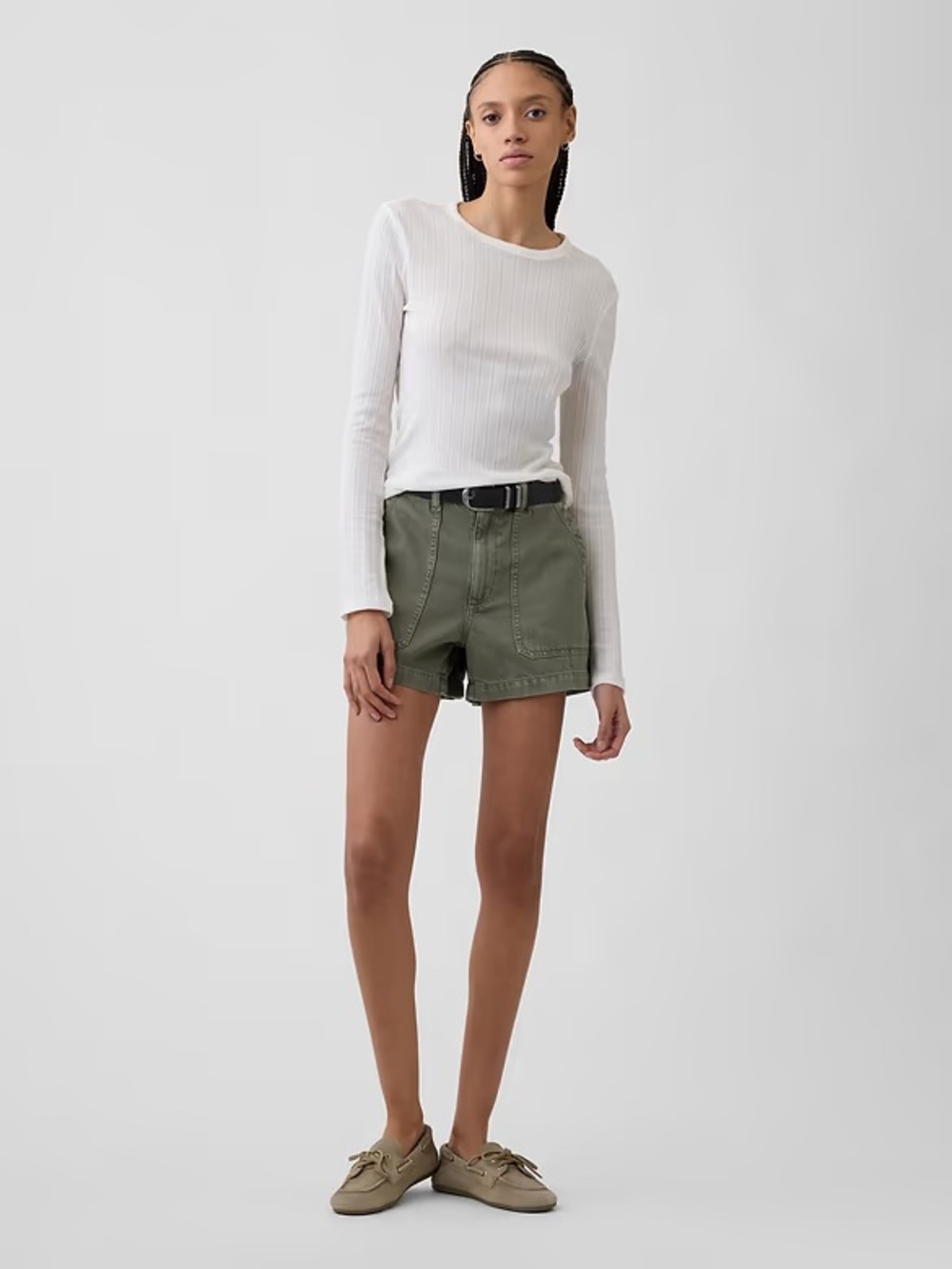 GAP Women's Olive Green Cargo Shorts Size Small
